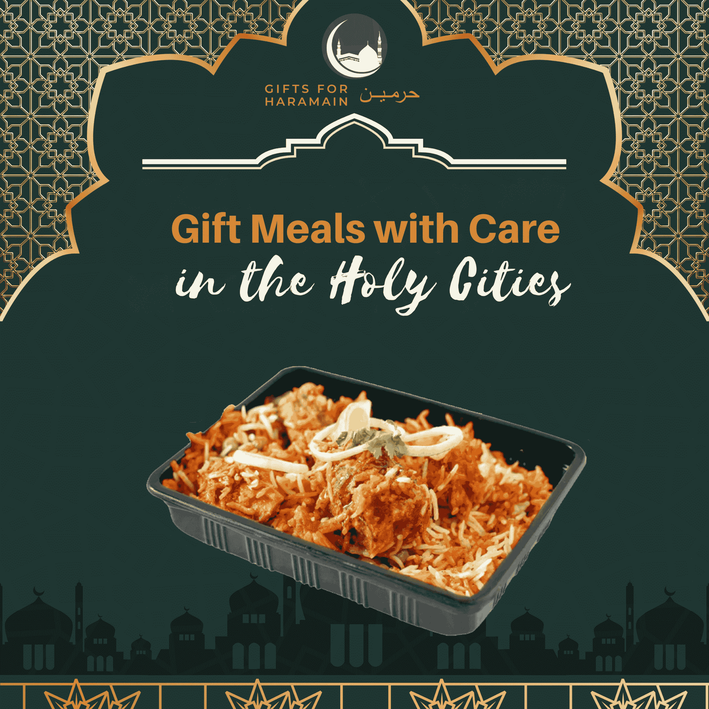 Gift Meals With Love & Dignity in Makkah & Madinah