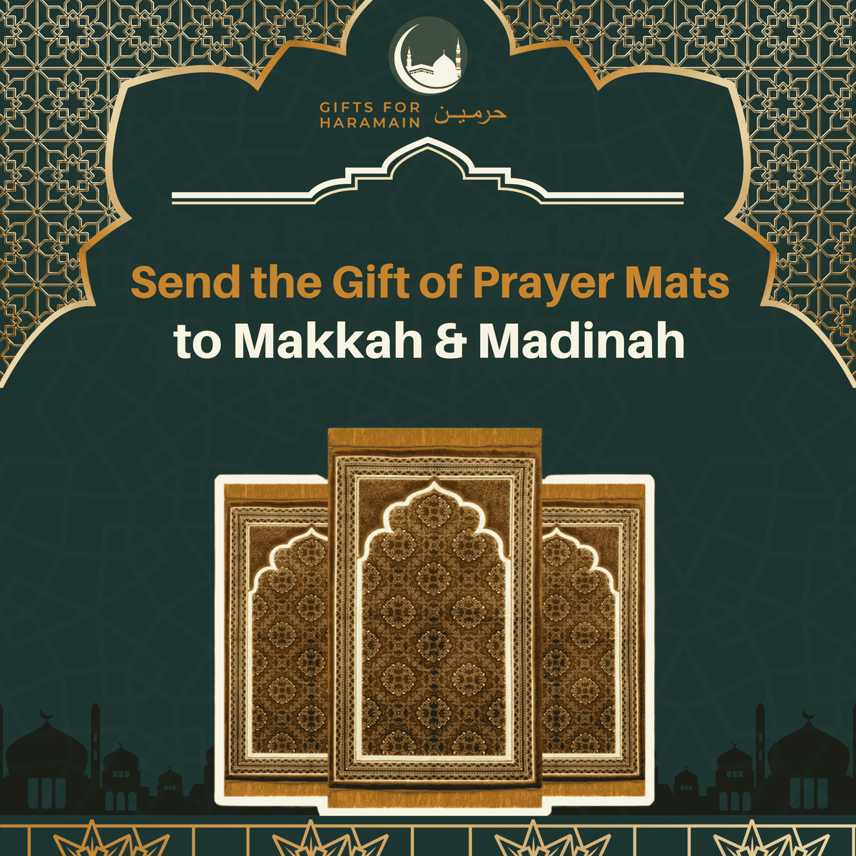 Gift Prayer Mats Where Duas Are Made in Makkah & Madinah – Share Comfort in Worship