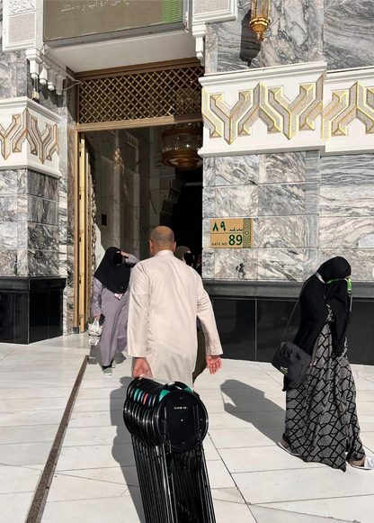 Waqf Prayer Chairs in Masjid Al-Haram, Makkah